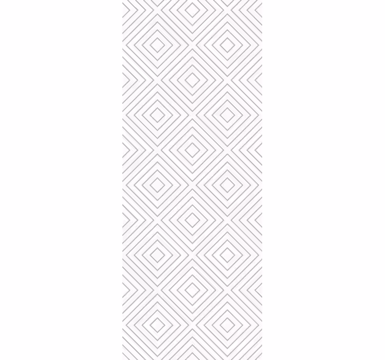 Tapete geometrische muster diamantform - TenStickers