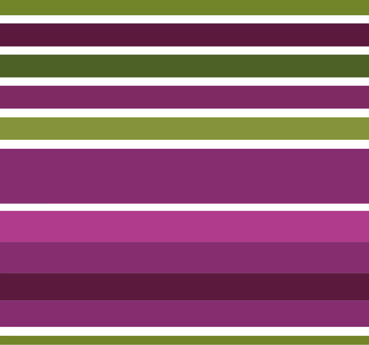 Gestreifte Tapete Lila und grünes horizontales Design - TenStickers