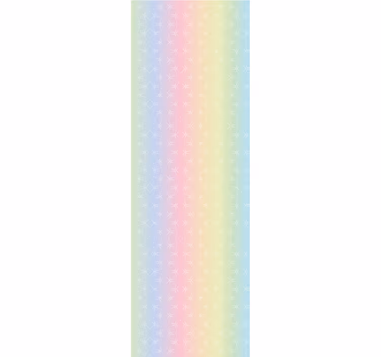 Abstrakte Tapete Glitzerregenbogenhimmel - TenStickers