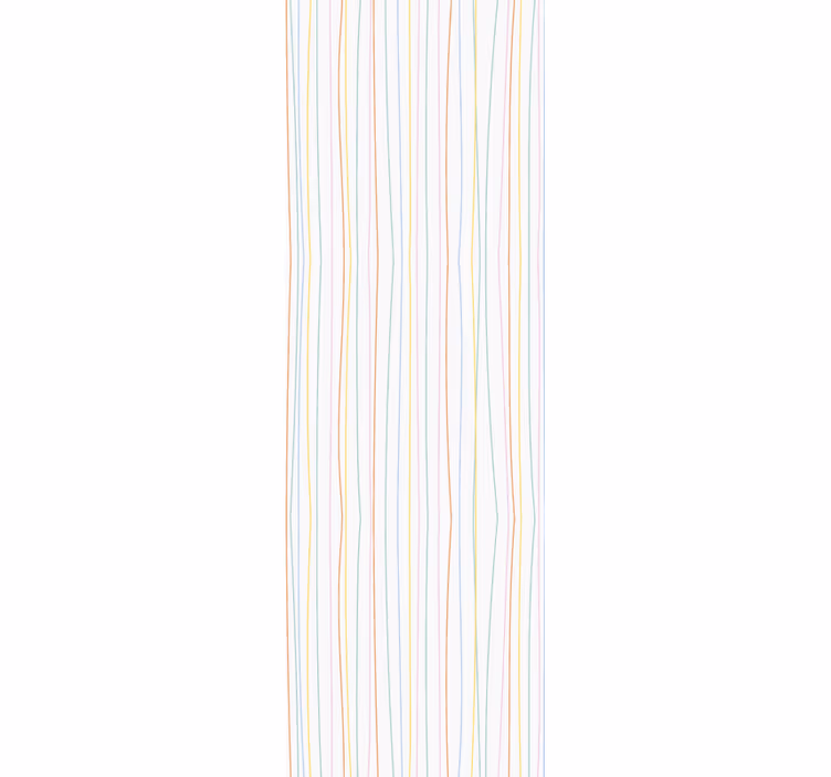 Tapete horizontale Streifen pastell streifen gelassenheit - TenStickers