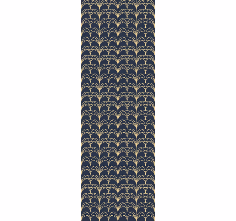 Tapete geometrische Muster art-deco-bögen - TenStickers