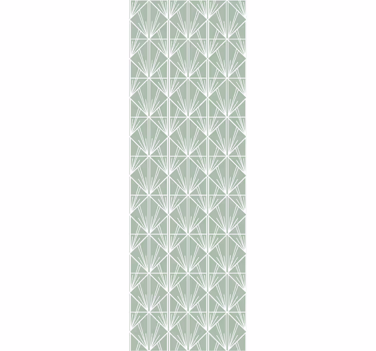 Tapete geometrische Muster art deco inspiriert - TenStickers