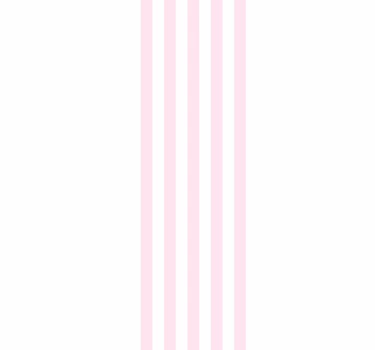 Tapete gestreift rosa und weißes minimalistisches muster - TenStickers