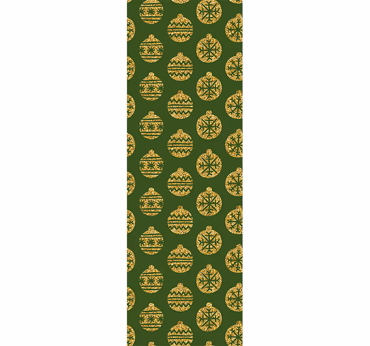 Weihnachtstapete festliches ornamentmuster - TenStickers
