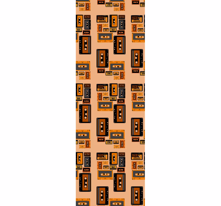 Kunst Tapete retro-kassette - TenStickers