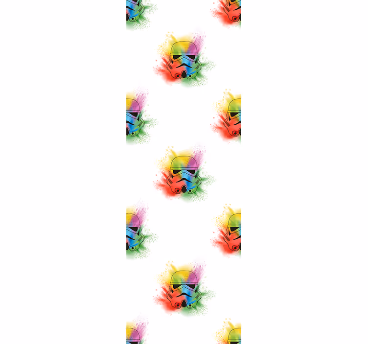 Kunst Tapete bunte käferillustration - TenStickers