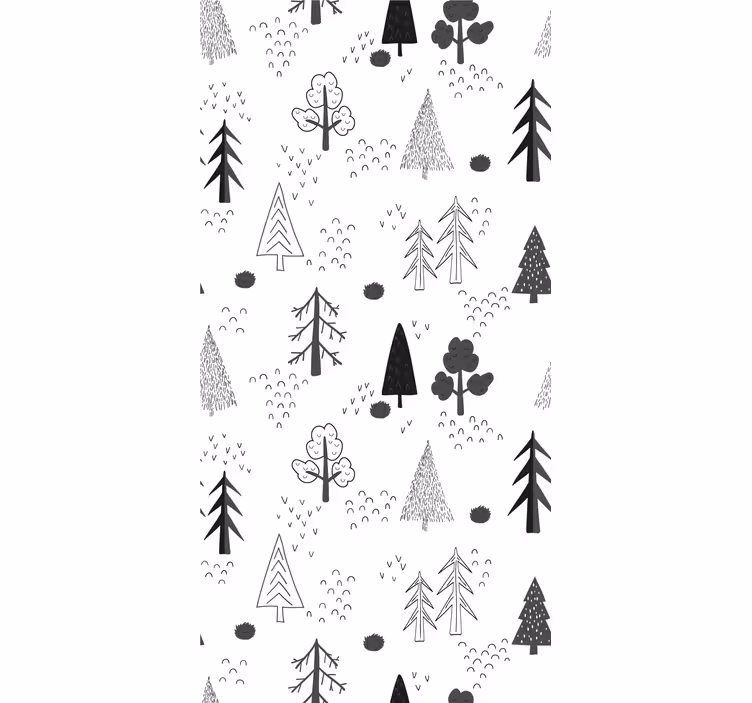 Tapete Natur skandinavischer wald - TenStickers