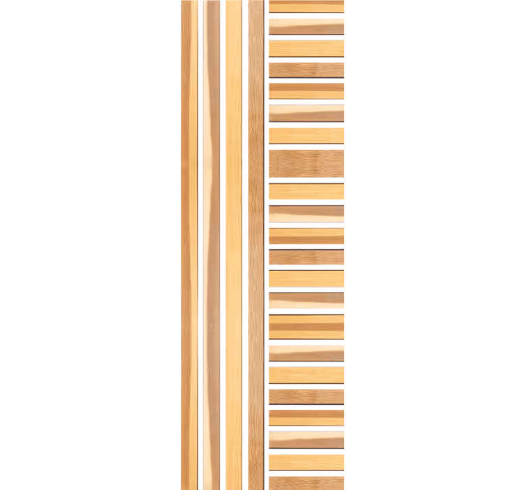 Tapete gestreift strukturiertes holz - TenStickers