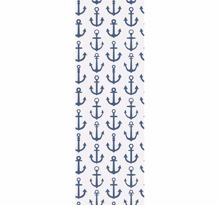 Tapete selbst gestalten anker-muster-design - TenStickers