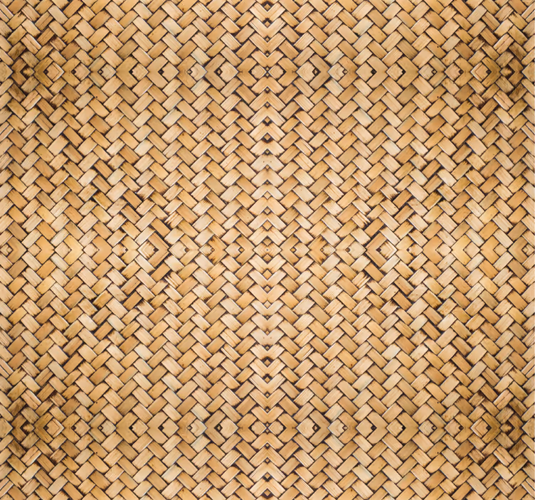 Tapete Holzoptik gewebte textur - TenStickers