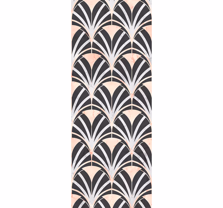 Ornament Tapete art-déco-fan - TenStickers
