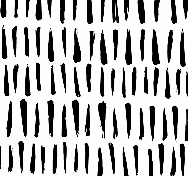 Tapete Badezimmer elegante schwarze streifen - TenStickers