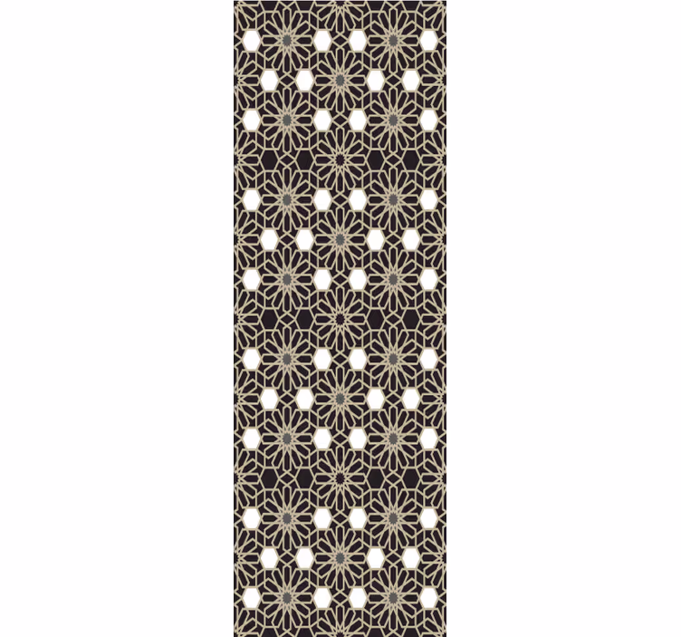 Fliesen Tapete geometrisches blumenthema - TenStickers