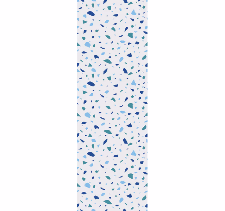 Muster Tapete blauer einfacher terrazzo - TenStickers