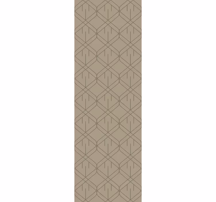 Quadrate Tapete Elegantes hampton-muster - TenStickers