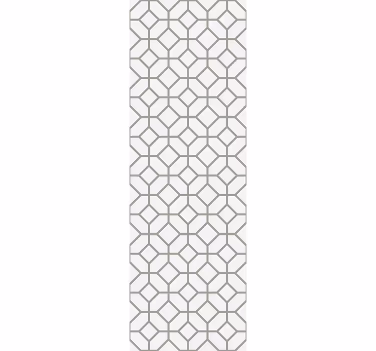 Quadrate Tapete Quadratische hamptons-muster - TenStickers