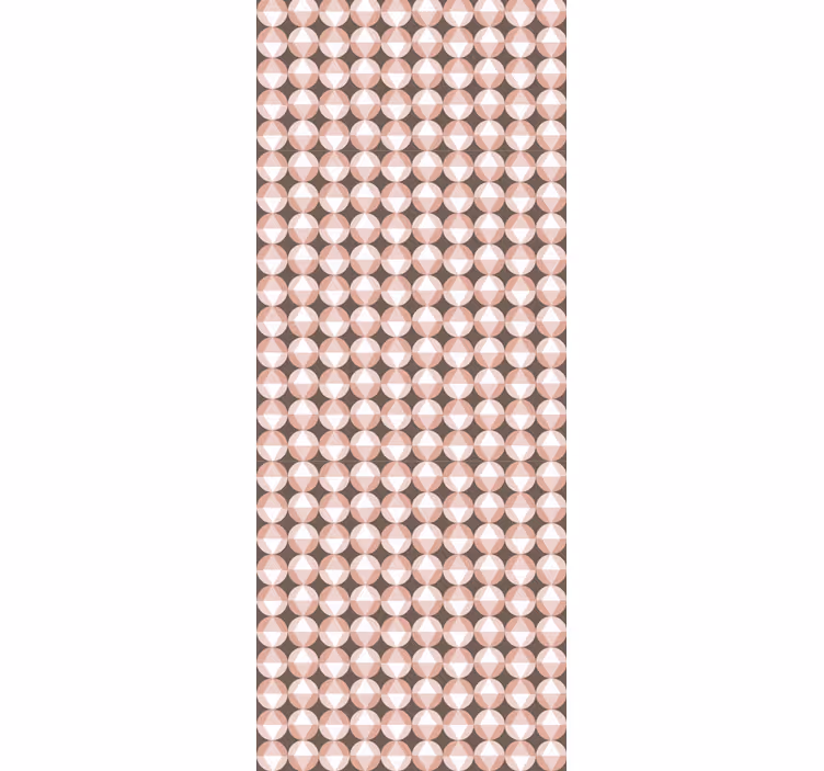 Tapete Kreise beige gemustertes motiv - TenStickers