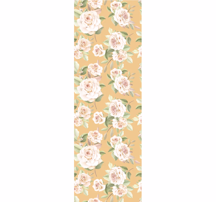 Tapete Wohnzimmer zartes rosenarrangement - TenStickers