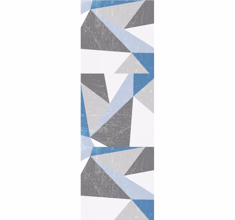 Tapeten Wohnzimmer Dreieck geometrisches Muster - TenStickers