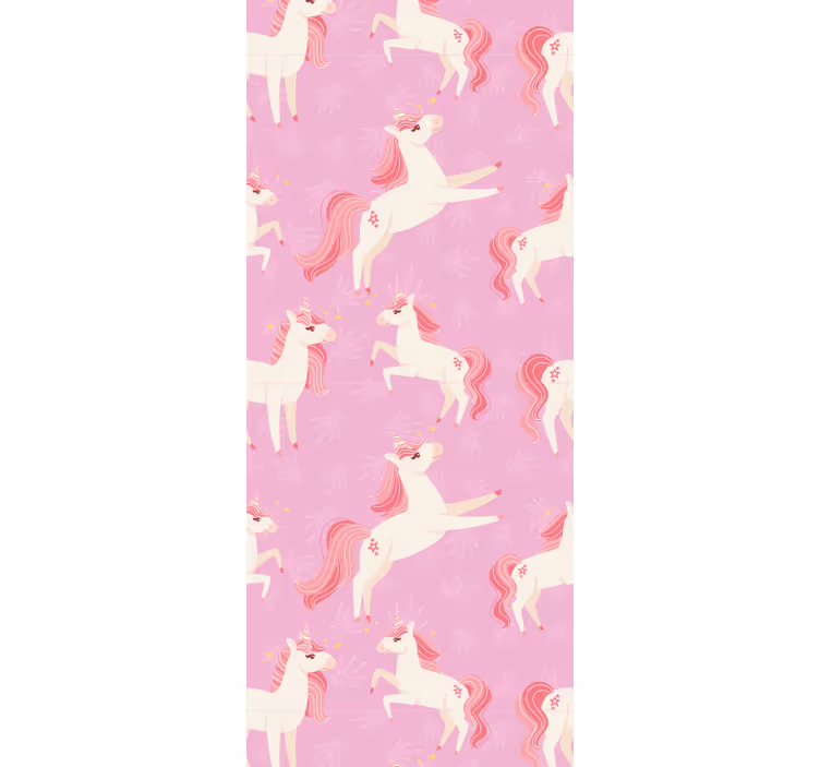 Tapete Tiere tanzende einhörner - TenStickers