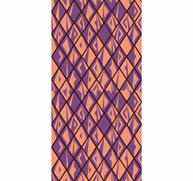 Tapete geometrische Muster stilvolle rautenformen - TenStickers
