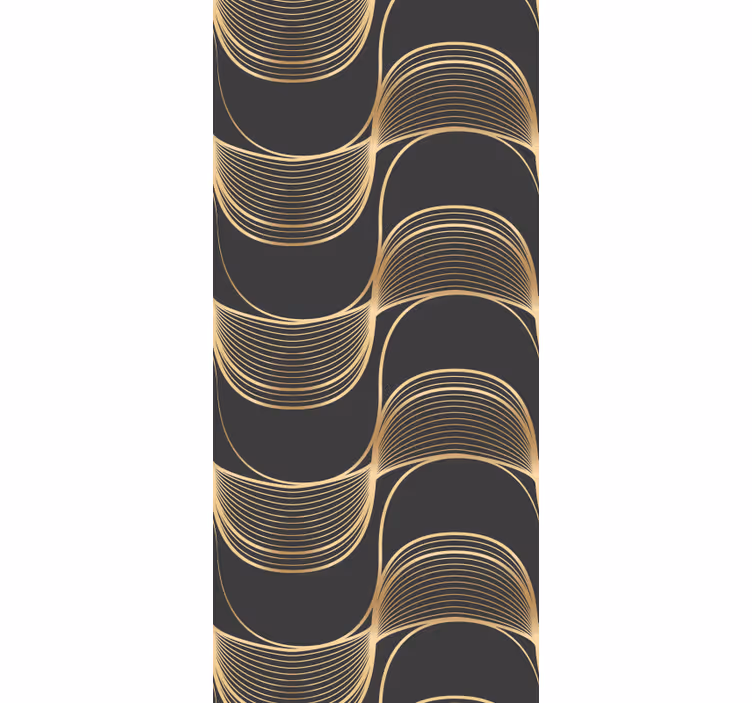Tapete geometrische Muster elegante linienmuster - TenStickers