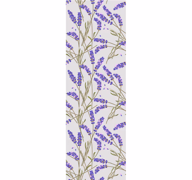 Blumentapete Lavendelmuster im provenzalischen stil - TenStickers