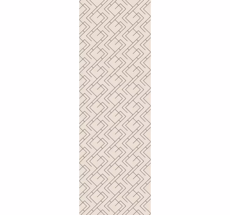 Tapete geometrische Muster ineinandergreifendes linienmuster - TenStickers