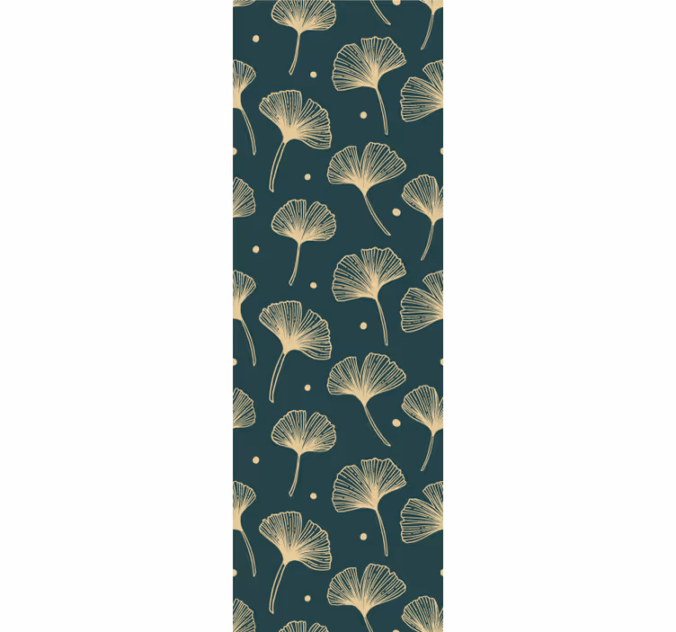 Tapete blätter elegante blattpräsentation - TenStickers