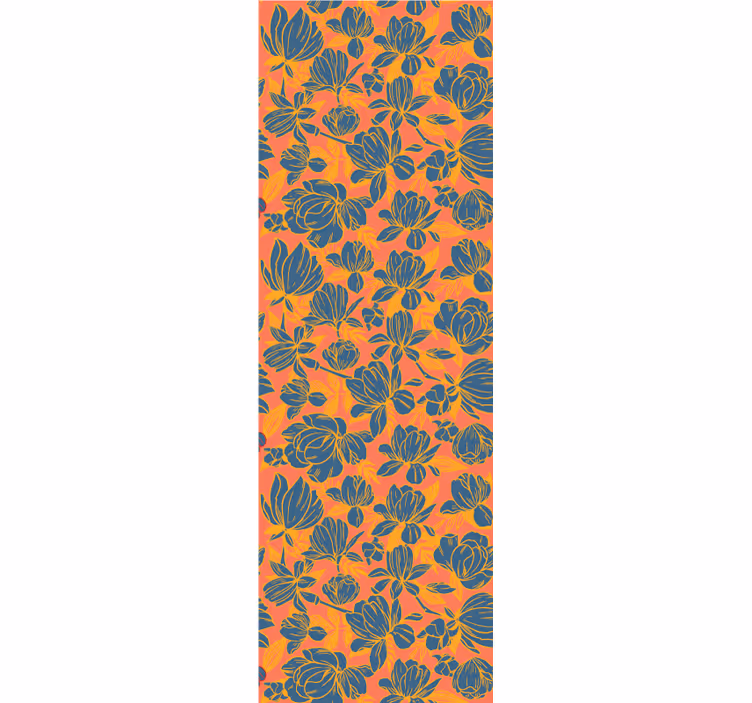 Blumentapete lebendige blütenkomposition - TenStickers