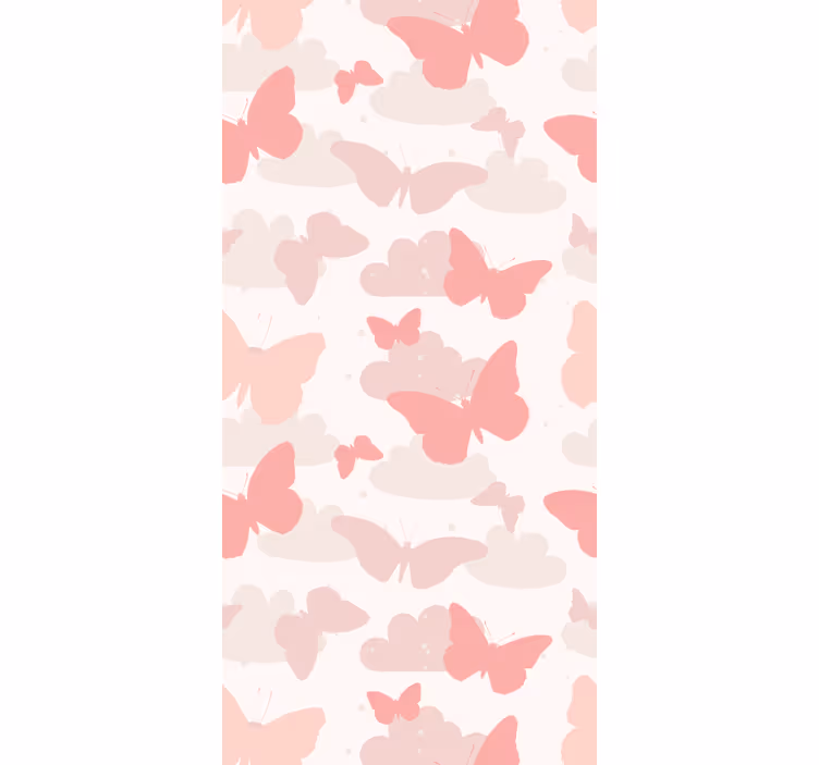 Tapete Schmetterling wolkenmuster - TenStickers