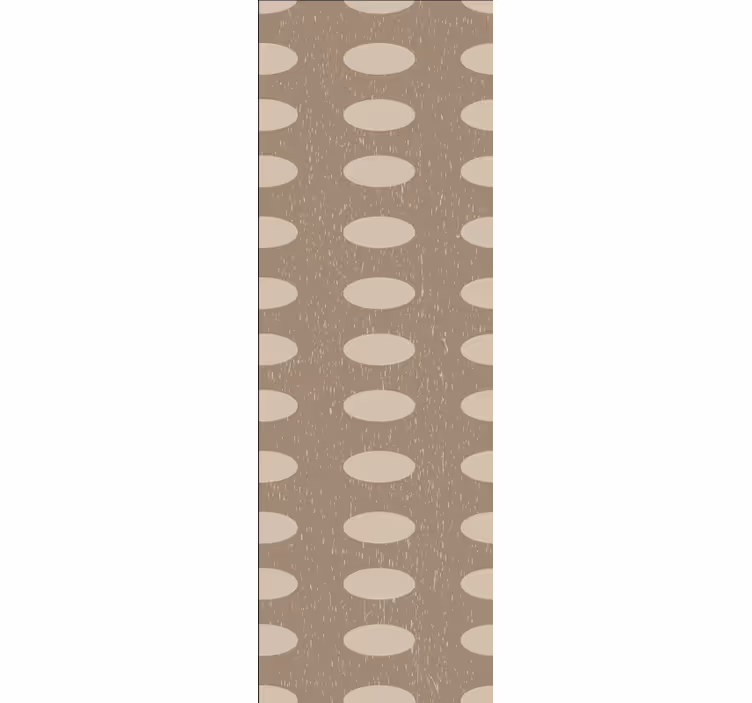 Tapete Kreise ovales musterdesign - TenStickers