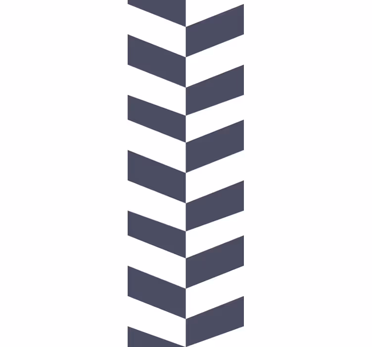 Tapete geometrische Muster chevron-pfeilformen - TenStickers