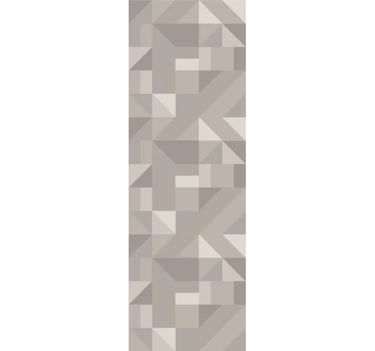 Tapete geometrische muster in neutralen beigetönen - TenStickers