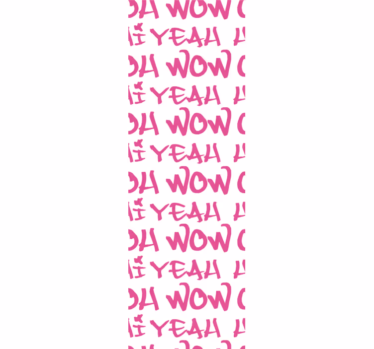 Tapete Schriftzug ausdrucksstarke phrasengestaltung - TenStickers