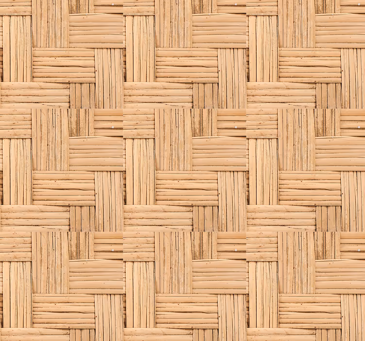 Tapete Textur gewebtes naturmuster - TenStickers