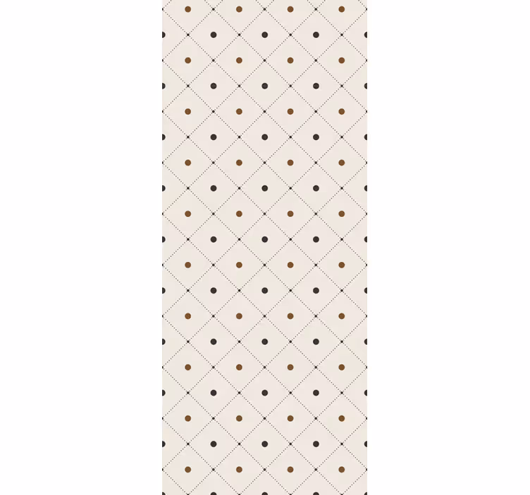 Tapete Kreise elegantes quadratisches motiv - TenStickers