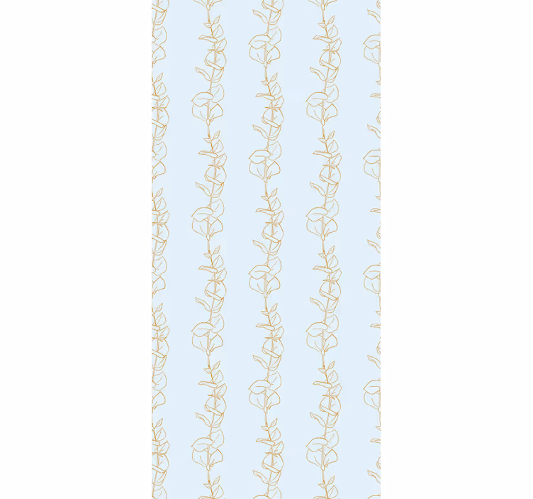 Tapete florale Ornamente weinreben-musterdesign - TenStickers
