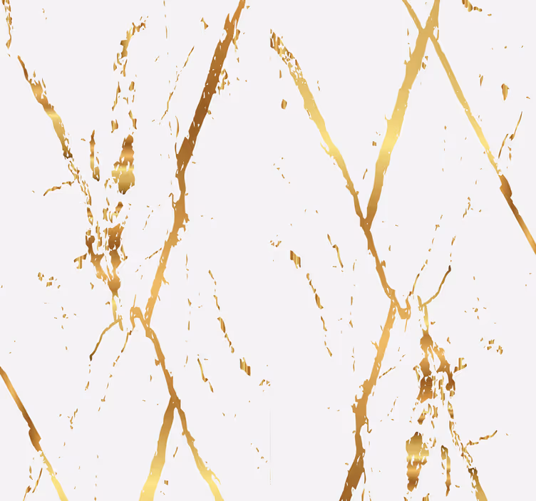Marmor Tapete Goldene marmorstreifen - TenStickers