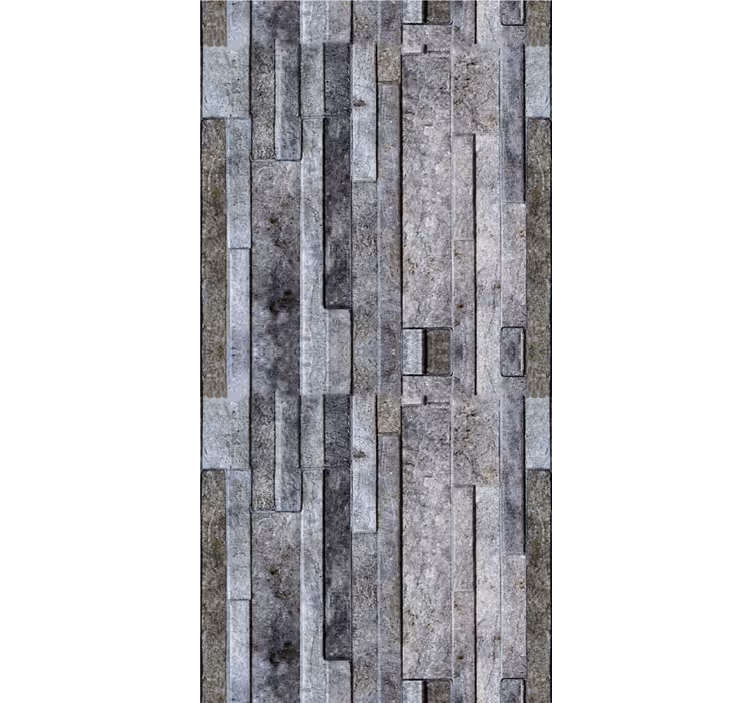 Steintapete elegantes graues motiv - TenStickers