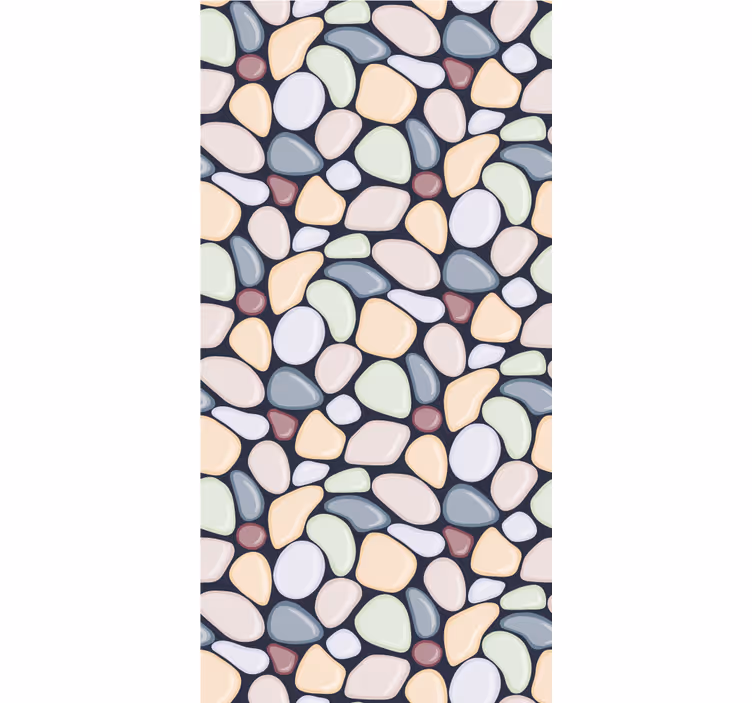 Muster tapete kieselsteinmuster design - TenStickers