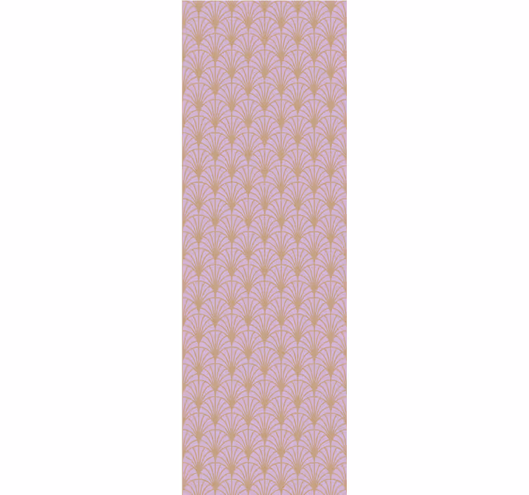 Tapete Wohnzimmer stilisierte florale elemente - TenStickers
