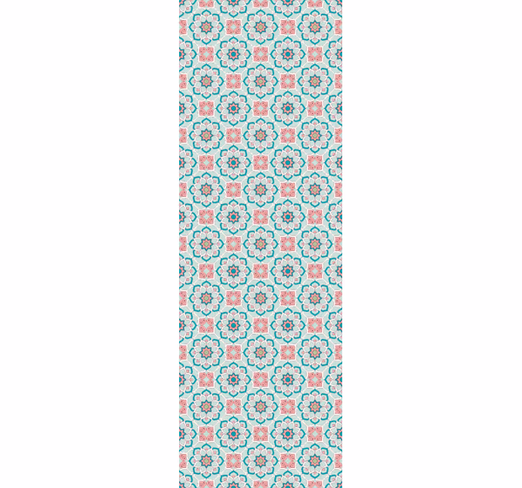 Blumentapete "oma-chic"-stil - TenStickers