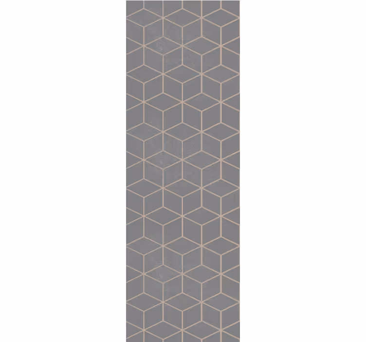 Tapete geometrische Muster würfelstruktur - TenStickers