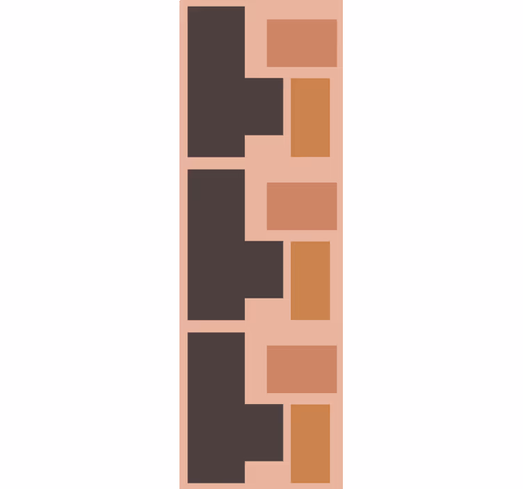 Tapete geometrische Muster geometrisches blockdesign - TenStickers