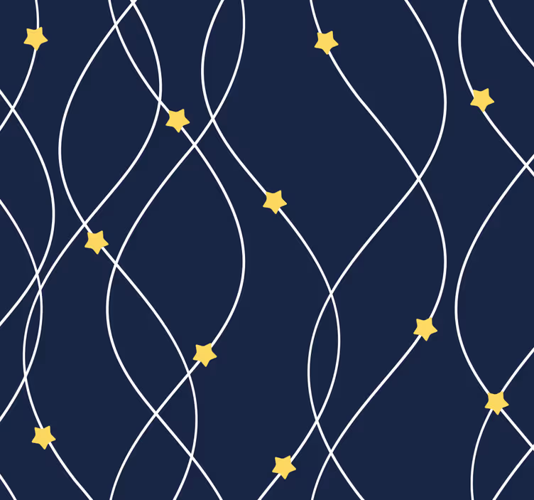 Tapete Sternenhimmel geometrisches sternendekor - TenStickers