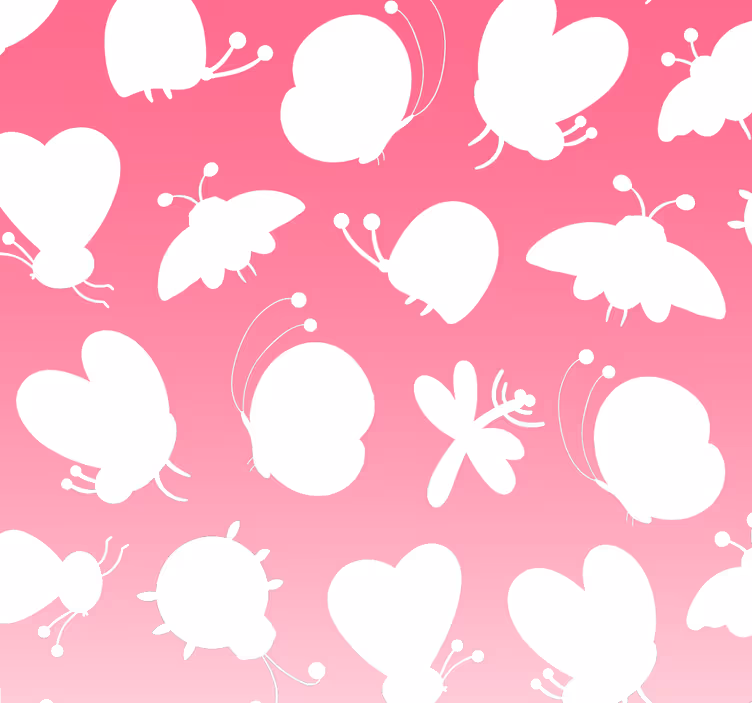 Tapete Schmetterling schmetterlingsmuster - TenStickers