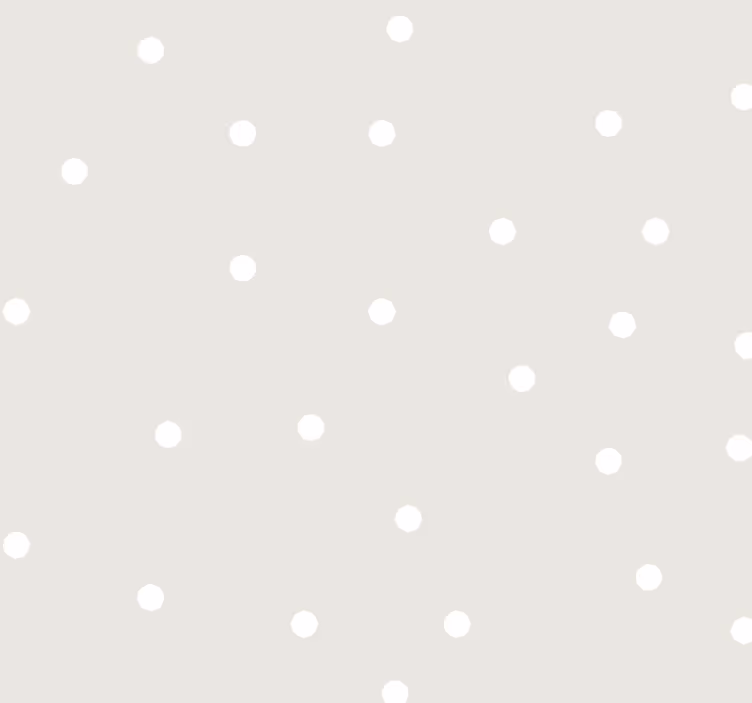 Tapete Baby beige farbe mit weißen punkten - TenStickers