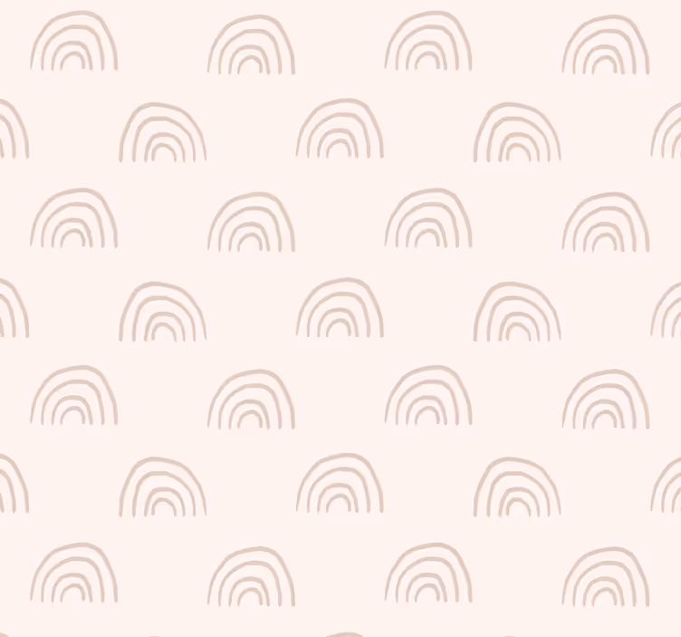 Tapete Baby minimalistischer regenbogen - TenStickers