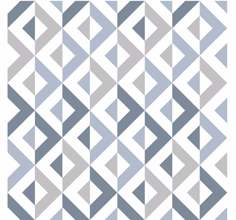 Geometrische Tapete textileffekt - TenStickers